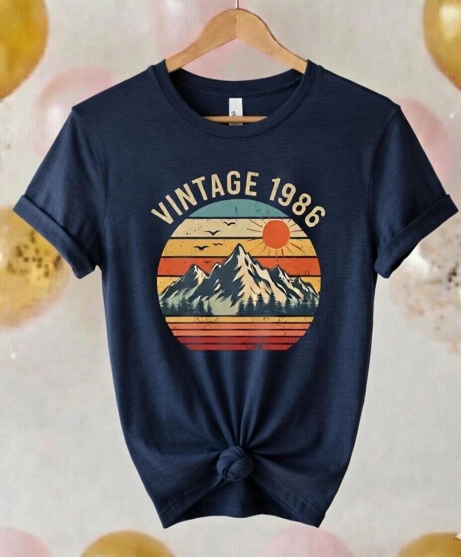 Vintage 1986 40th Birthday T- Shirt - Limited Edition Gift II L