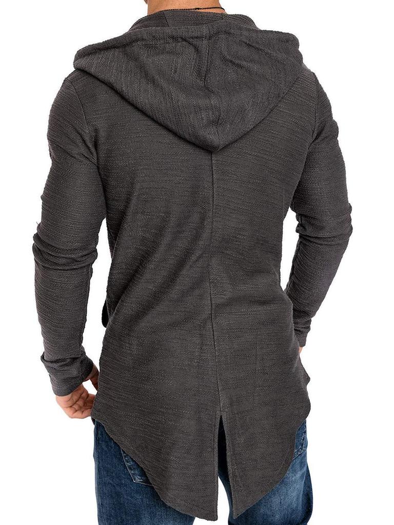 Men's Hooded Zip-Up Cardigan Jacket