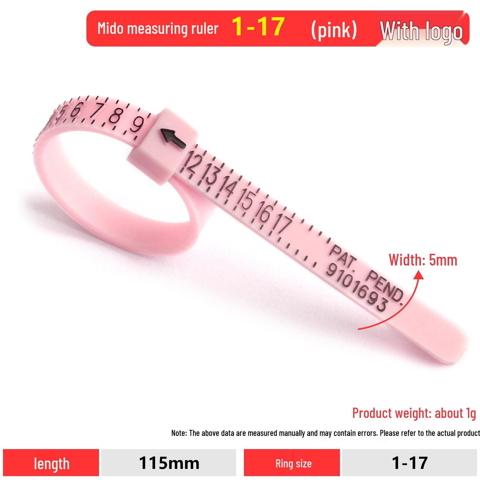 

Mido Adjustable Finger Ring Sizer Strip