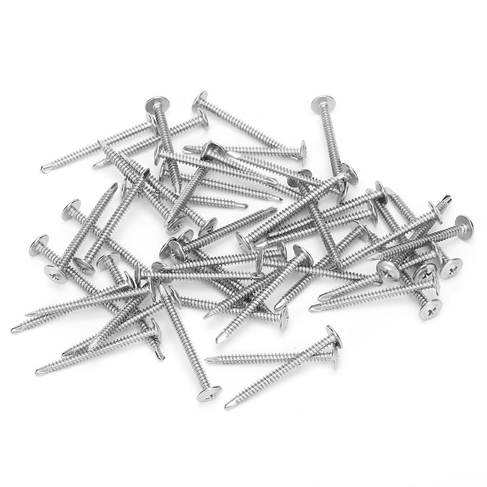 25PCS Quick Self Tapping Screws Phillips Drive Tek Screw Self Self Drilling Screws For Sheet Metal