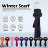 Unisex Long Fleece Scarf Lightweight Neck Warmer