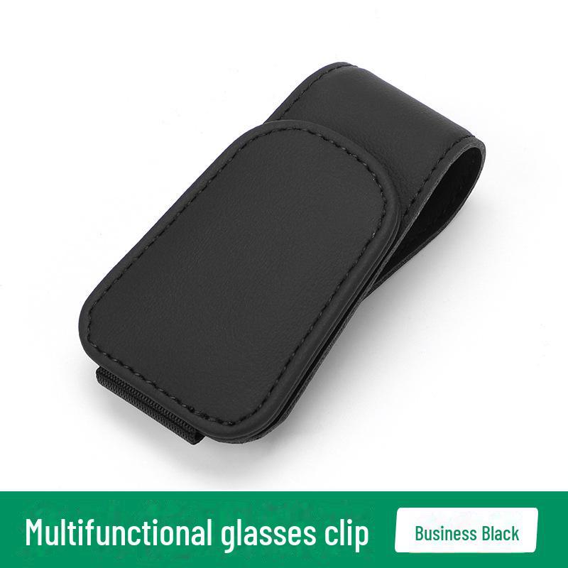 Multi-Function Car Visor Sunglasses Holder and Card Clip
