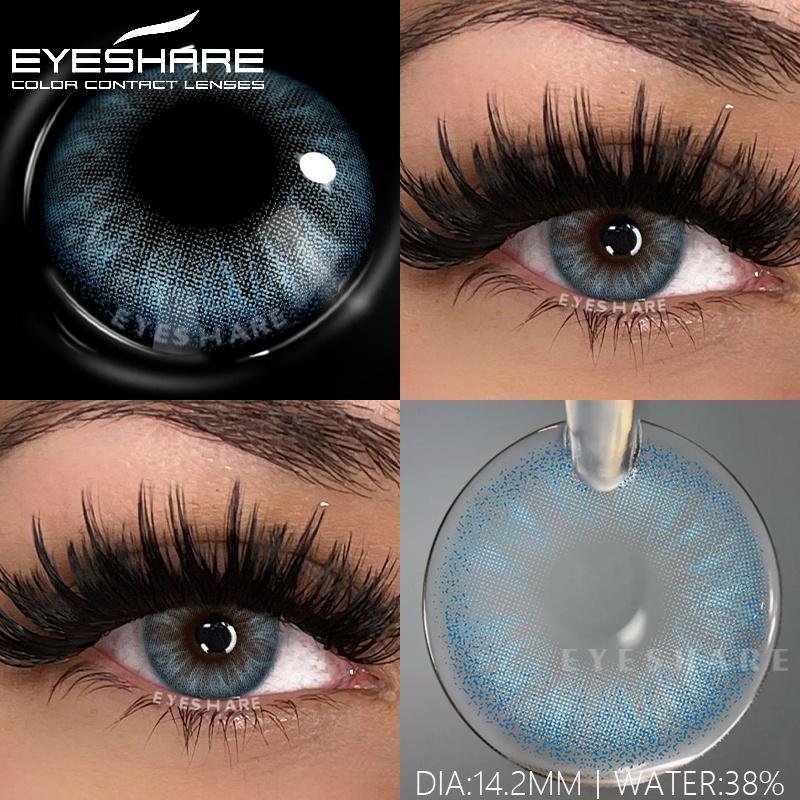 1 Pair Gray Eyes Colored Contacts Lenses Brown Lens Blue Eyes Natural Colored Pupils Eye Cosmetics Green Eye Contacts 0