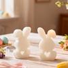 Silicone Rabbits Mould Nonstick Surfaces Easy Demolding For Candle Soap Making Holiday Projects