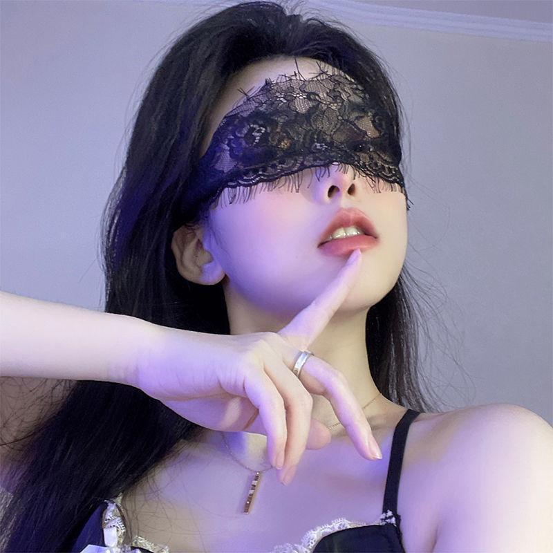 Sexy lingerie accessories lace blindfold see-through bed teasing sexy hot passion abstinence hollowed out
