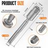 T21C Rotary Hammer Connection Adapter, SDS-Max To SDS-Plus Adapter, 40 Chrome Steel Hammer Drill Bits Included