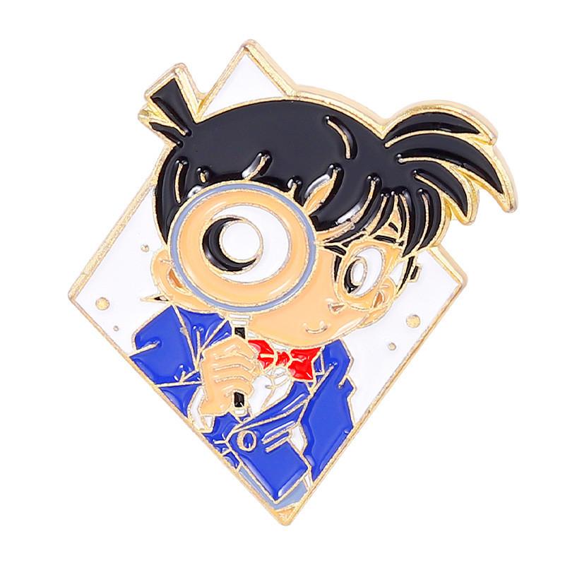 Colorful Anime Boy Cartoon Brooch Unique Alloy Metal Badge Perfect For Fans And Collectors