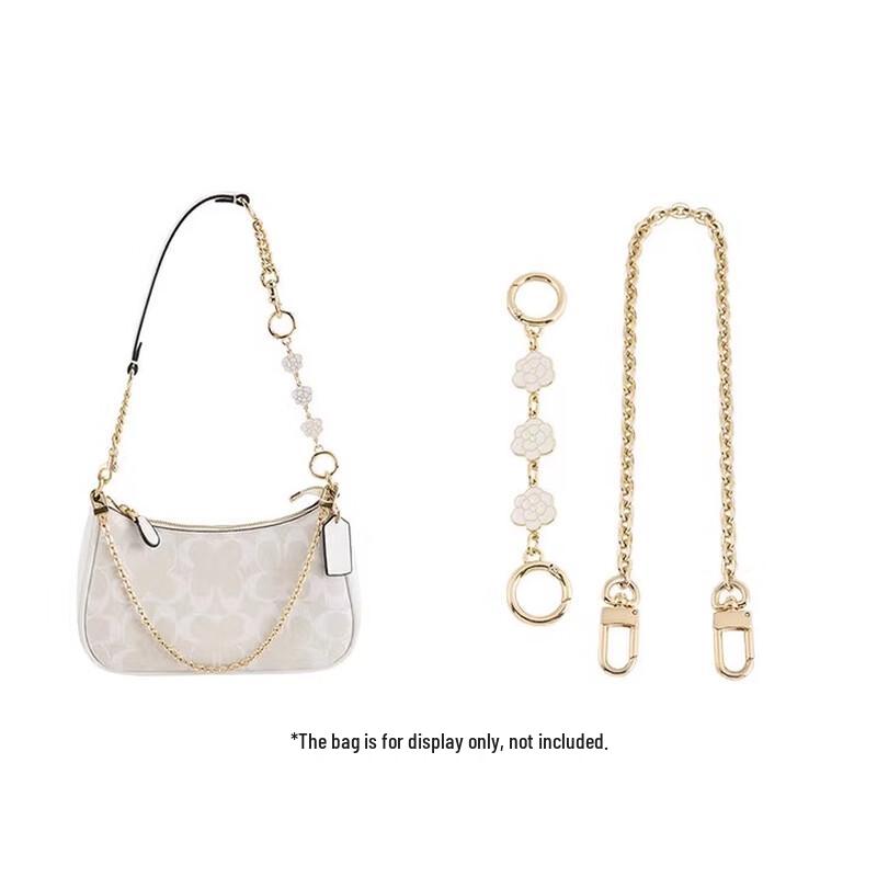Coach Teri Bag Chain Extender with Camellia Charm