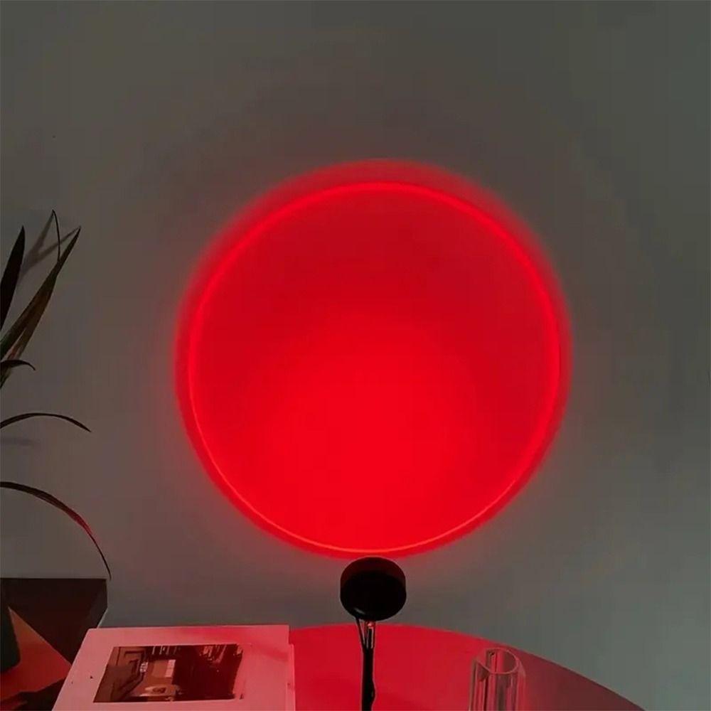 16 Color Sunset Projection Lamp Remote Control USB Powered LED Sunset Lamp Rotated Vibrant Spectrum RGB Night Light