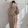 New ArrivalS Open Run Women S looSe Fit caSual Pocket Hood Button Long Coat