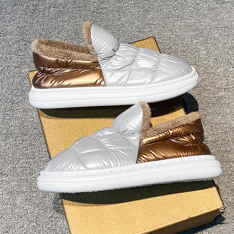 Winter Men's Shoes Flat Casual Sneakers Slip On Loafers Men