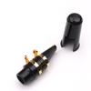 Alto Sax Saxophone Mouthpiece with Cap Metal Buckle Reed