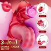 Tongue Licking Clitoral Vibrator for 18+ Women Adult Supplies Thrusting Vaginal Tapping G Spot Female Masturbator for Sex Toy