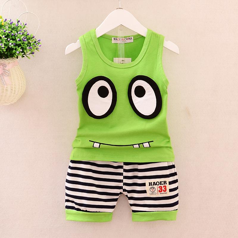 Korean-Style Summer Floral Vest & Shorts Set for Girls (0-4 Years)