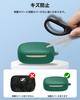 Case for Audio Technica YAJOJO Wireless Earphone Charging Case Cover with Carabiner and Keychain Silicone Protective Case Drop Prevention Shockproof