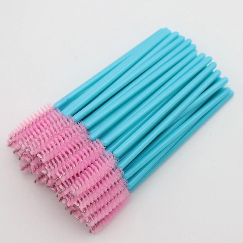 50-Pack Disposable Eyelash & Eyebrow Comb Brushes for Makeup