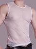 Herren Mesh Durchsichtig Tanktops Sexy Formgebende Weste Dünn Atmungsaktiv Mann Sommer Party T-Shirts Ärmellos Nachtclub Tanz