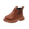 Girls Autumn and Winter New Little Girl Fashion Versatile Children's Short Boots Baby Soft-soledLeather Boots