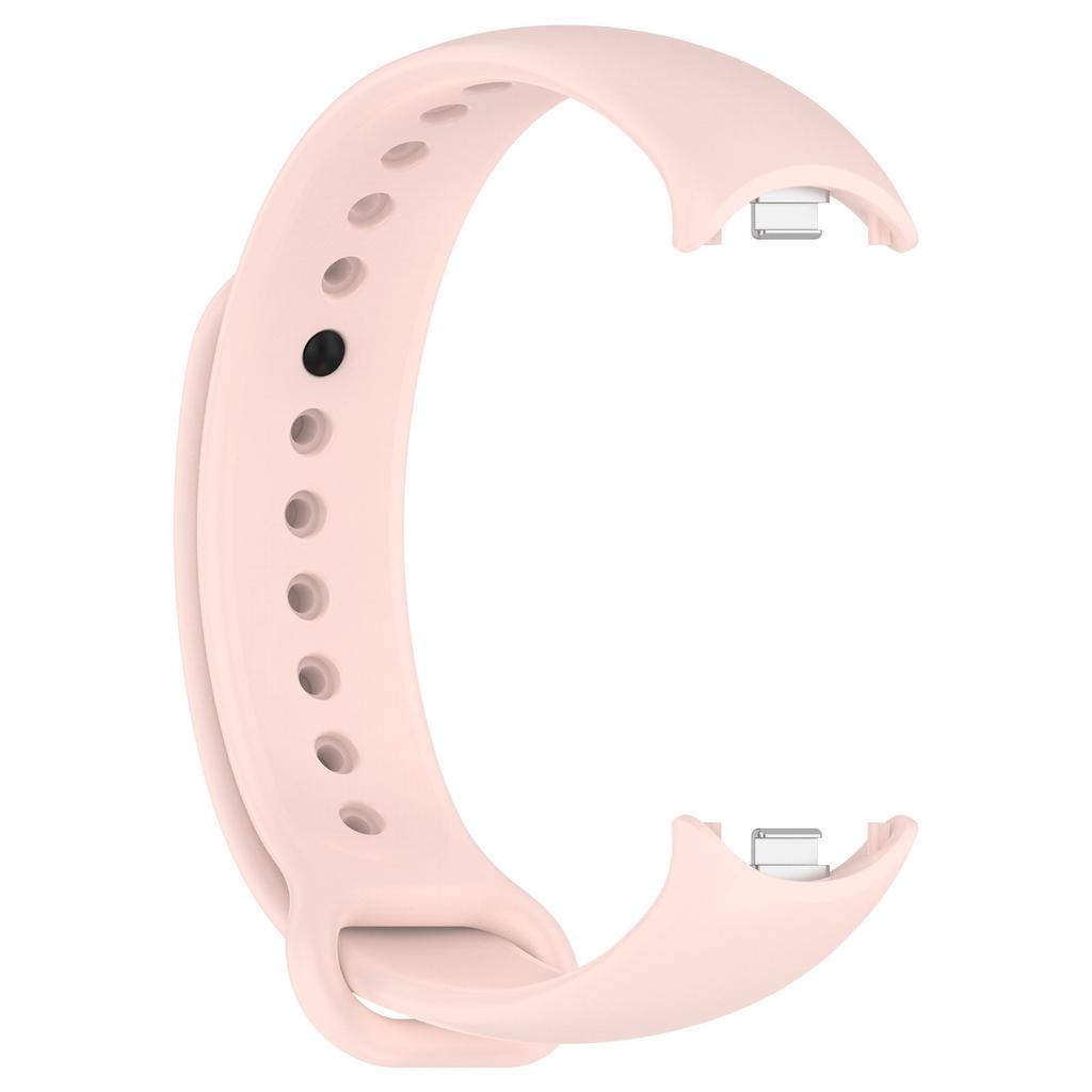 Silicone Strap for Xiaomi Mi Band 9 8 Strap NFC Sport Metal-plug Rubber Bracelet Wristband For Xiaomi Smart Band 8 Accessories