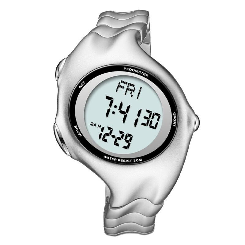 Electronic Watch Men'S Fashion Multi-Function Watch Luminous High-Value Leisure Student Watch Men'S And Women'S Digital Display Electronic Watch