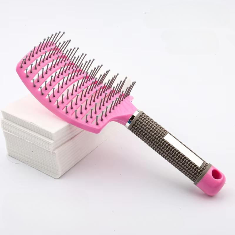 Wet Curly Hair Comb Detangling Hair Brush Women Scalp Massage Comb Bristle Fluffy Salon Hairdressing Combs Barber Styling Tools