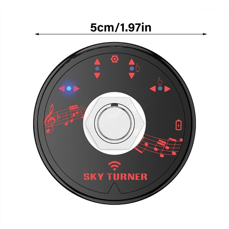 Wireless Connectivity Page Turner Pedal Wireless Page Turner Pedal Sheet Music Reading Controller with 4 Control Modes
