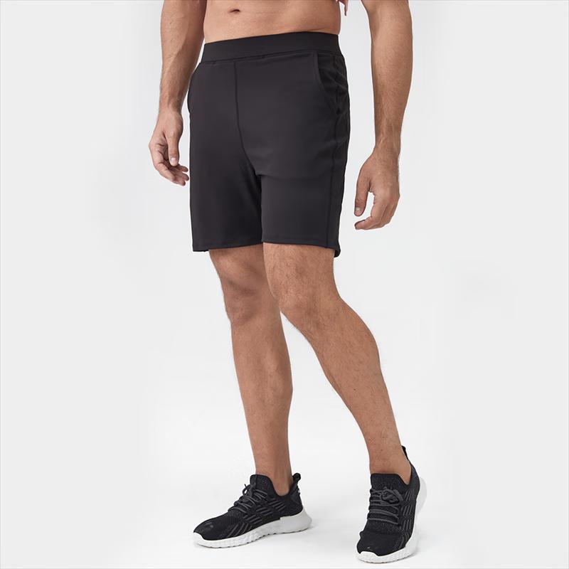 Men s High-Elastic Double-Layer Quick-Dry Fitness Shorts XL