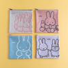Green Flash Miffy Square W18 x Blue Pouch, H18cm, BM-220,