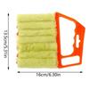 Window Cleaning Brush Microfiber Air Conditioner Cleaning Duster Cleaner Wash Venetian Blind Blade Cleaning Cloth Kitchen Tool