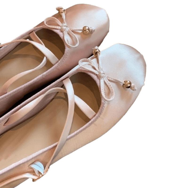 ~ Princeznin deník~ Pěkná dívka mašle křížový pásek nízký podpatek Mary Jane jednobotky žena