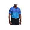 Under Armour Logo Print Polo Shirt Men Polo Shirts Blue 1361808-437