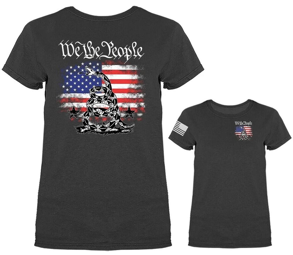 We the People 2nd Amendment US Flag Gun Constitution Patriotic Women s  T-shirt Unisex T-Shirt M