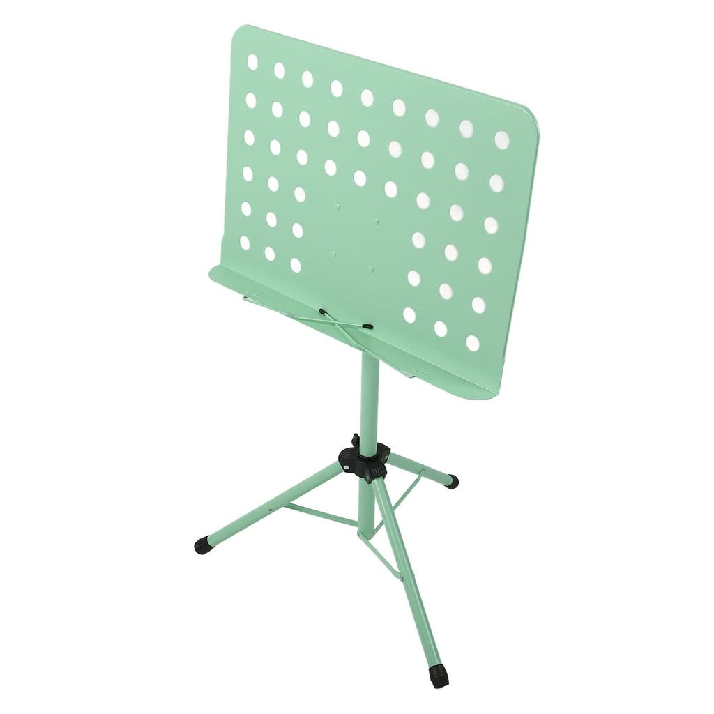 Notenstandaard Draagbaar Opvouwbaar Hefbaar Professionele Muziekboekstandaard voor Gitaar Viool Groen