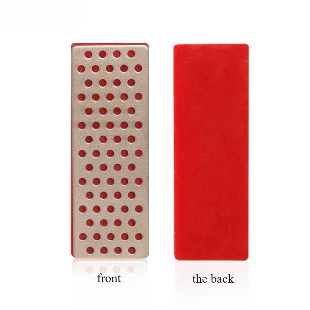 1PC Diamond Sharpening Stone For Ski Edges Skiing Professional Knife Sharpener 360 500 1000 Grit Ski Accessories Outdoor красный