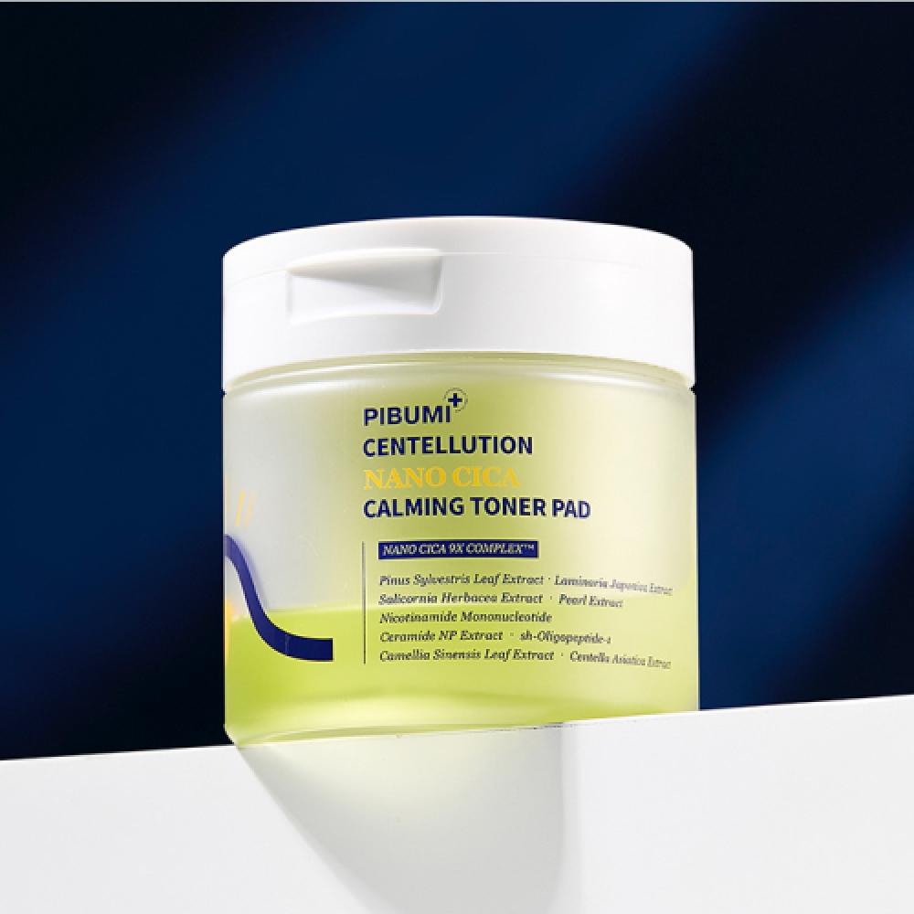 Pibumi Centelation Nanoshika Calming Toner Pads 80 Packs NONE