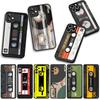for Xiaomi Redmi Note 14 12 13 ProPlus A4 A3 Pro Plus 12C 13C 14C 5G Phone Cover Case Cassette Tape Music Retro