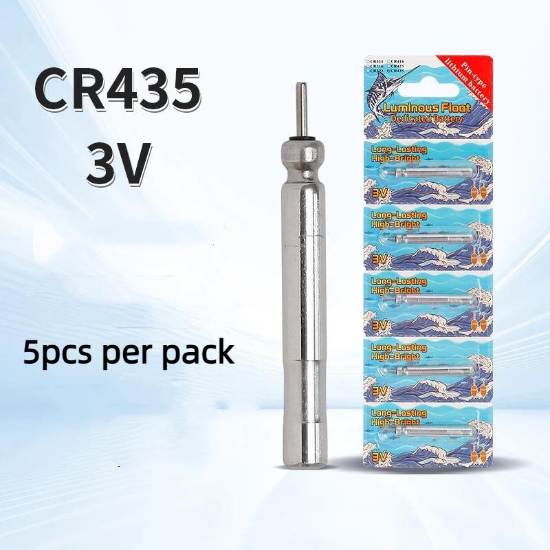 5 PCS Universal Fishing Tackle Lithium Batteries for Floats CR311 CR316 CR322 CR425 CR435 CR416 Night Fishing Use