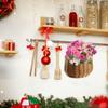 Hangable Kitchen Storage Basket imitated rattan Small Hangings Organizer Basket Organizer with Handle for Kitchen Ginger Garlic