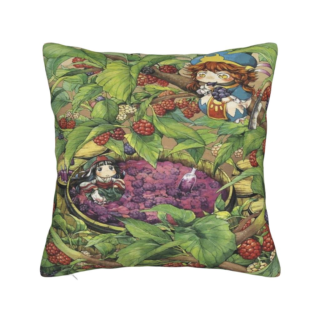 Pillow Case Hakumei and Mikochi Soft Pillow Cover For Chair Sofa Home Decor Morden Pillowcases