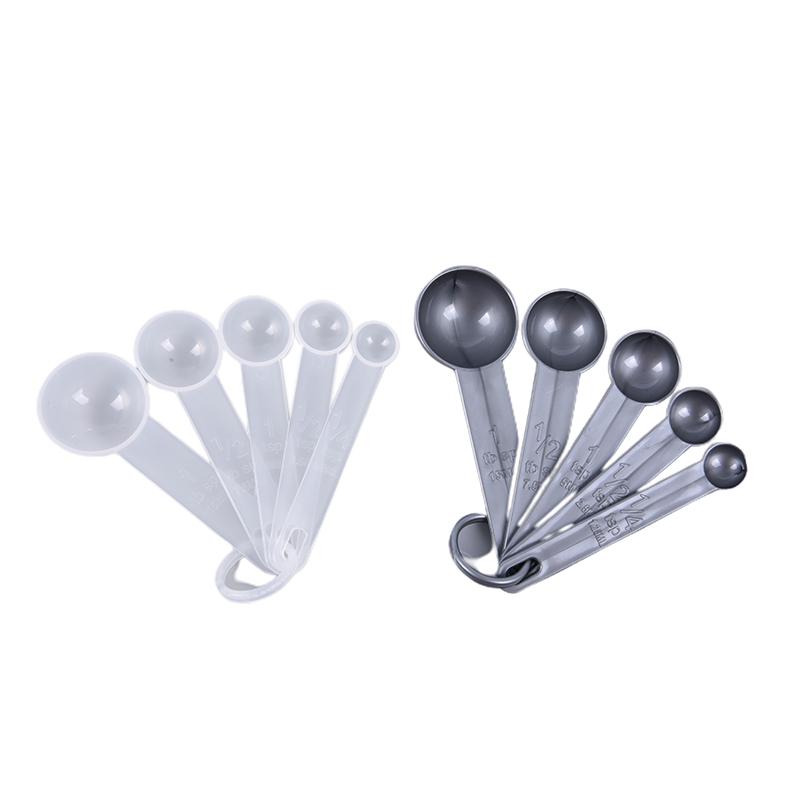 5Pcs/Lot Measuring Spoon With Scale For Kitchen Cake Baking Spoon Set With Scale