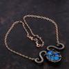 Labradorite Necklace Copper Wire Wrapped Necklace Adjustable Necklace Labradorite Gemstone Jewelry Handmade Copper Jewelry Anniversary Gifts
