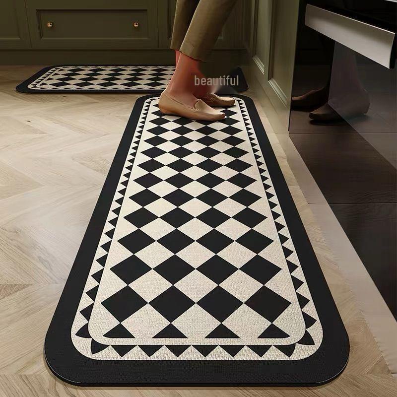 Luxury Diatom Mud Kitchen Mat - Water Absorbent, Non-slip, Oil Absorbing, Dirt-Resistant Floor Mat for Kitchen & Entrance