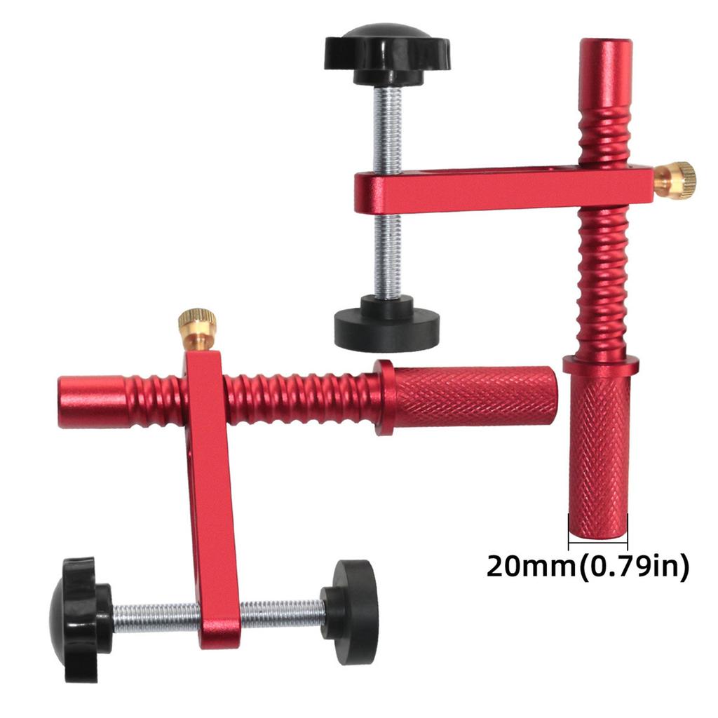 Precisions Woodworking Bench Dog Hole Clamp Aluminum Workbench Tools Secure Hold Down Table Clamps Woodworking Dog Holes