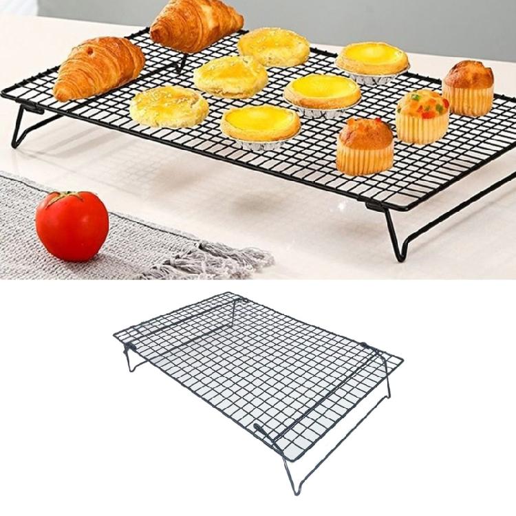 Einlagige Backblech Hohe Kapazität Kühlregal für Kuchen Gebäck Brot Kuchen Kekse Platzsparend Grillregal