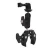 Super Clamp Magic Arm Aluminum Alloy Dual Ballhead Magic Arm Monitor Mount with 14 and 38 Thread