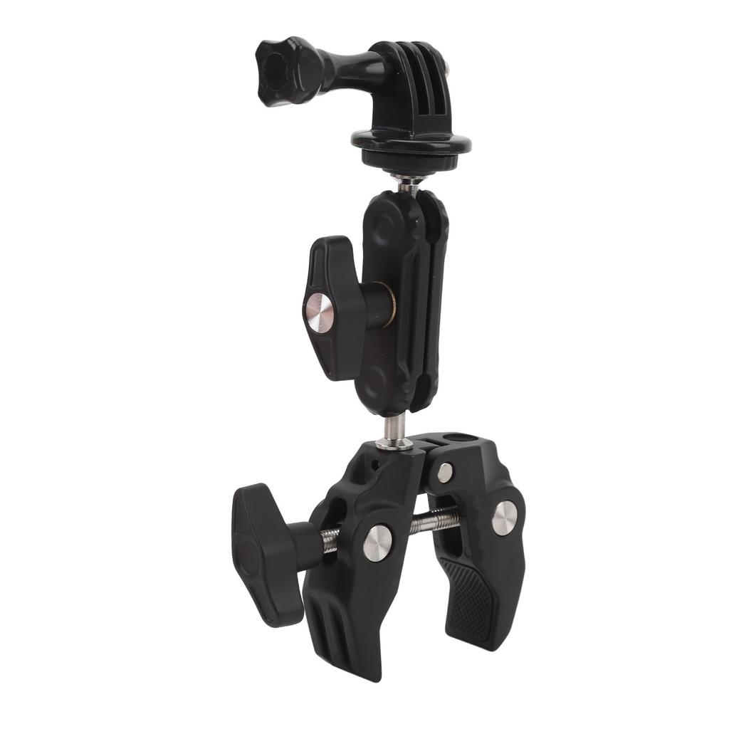 Super Clamp Magic Arm Aluminum Alloy Dual Ballhead Magic Arm Monitor Mount with 14 and 38 Thread