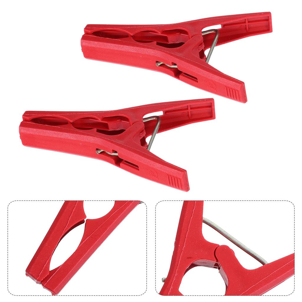 50Pcs Plant Support Clips Heavy Duty Reusable Plastic Vine Clamps for Tomato Cucumber Orchid Climbing Plants Garden Trellis