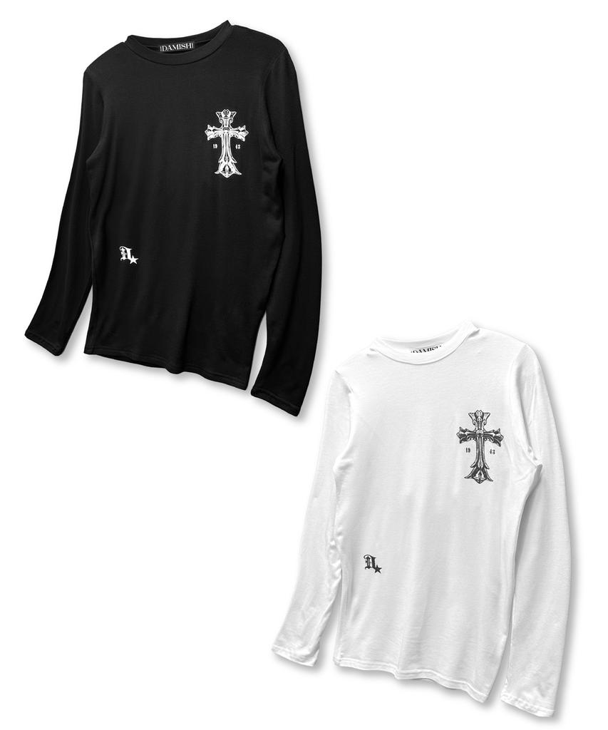 Damiswi Essential Gotisches Kreuz Langarm_Schwarz