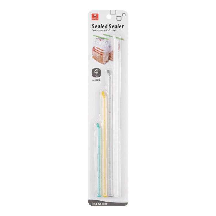 KM6279 Средние зажимы для закусочных пакетов с завязкой влагонепроницаемые 4 шт в упаковке 775₽