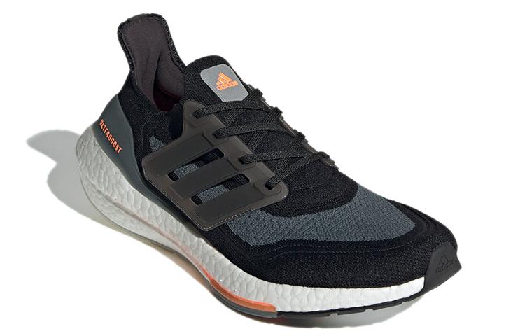 UltraBoost 21 Adidas 'Black Screaming Orange' FY0389